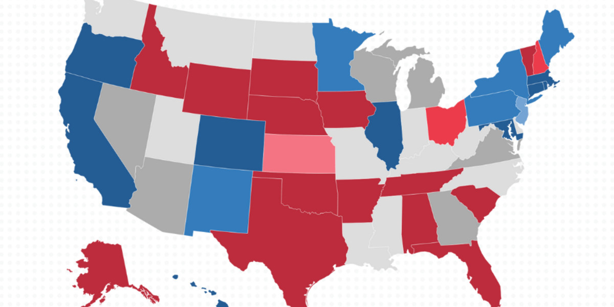 2026 Governors Ratings Huge Map Invites A Whirlwind Of Competition
